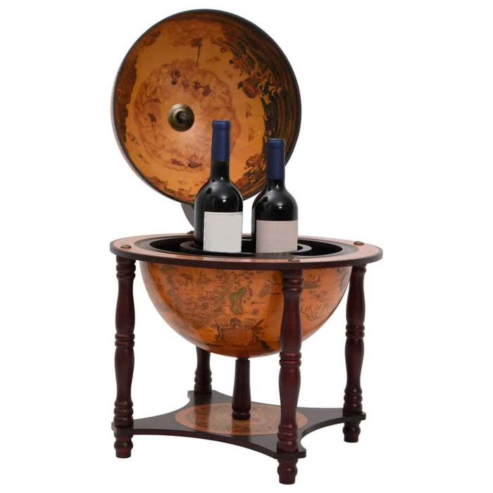 Bar tip glob pământesc stativ sticle de vin, maro lemn eucalipt - WALTI WALTI