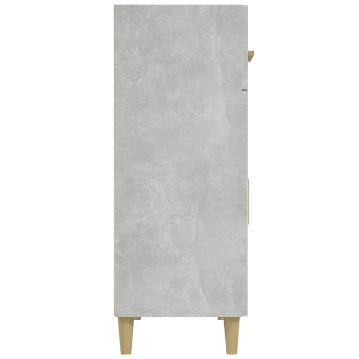 Măsuță de cafea, gri beton, 69,5x34x89 cm, lemn prelucrat - WALTI WALTI