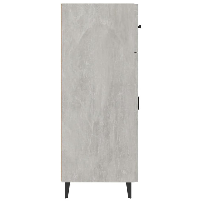 Servantă, gri beton, 69,5x34x90 cm, lemn compozit - WALTI WALTI