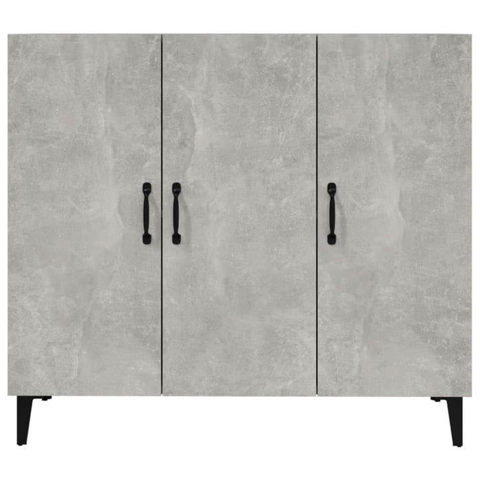 Servantă, gri beton, 90x34x80 cm, lemn compozit - WALTI WALTI