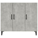 Servantă, gri beton, 90x34x80 cm, lemn compozit - WALTI WALTI