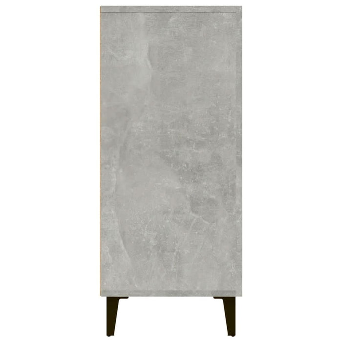 Servantă, gri beton, 90x34x80 cm, lemn compozit - WALTI WALTI