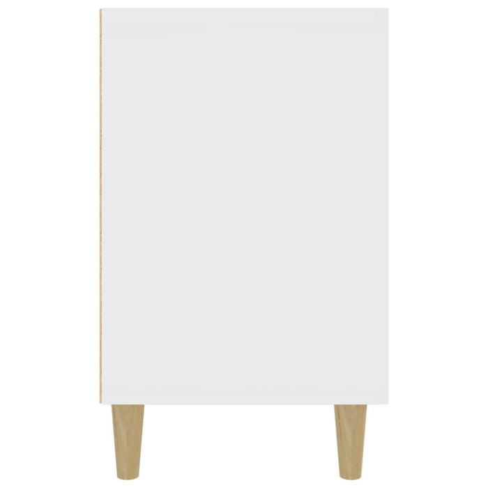 Servantă, alb, 100x36x60 cm, lemn compozit - WALTI WALTI