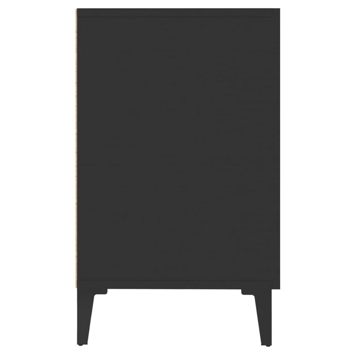 Servantă, negru, 100x36x60 cm, lemn compozit - WALTI WALTI