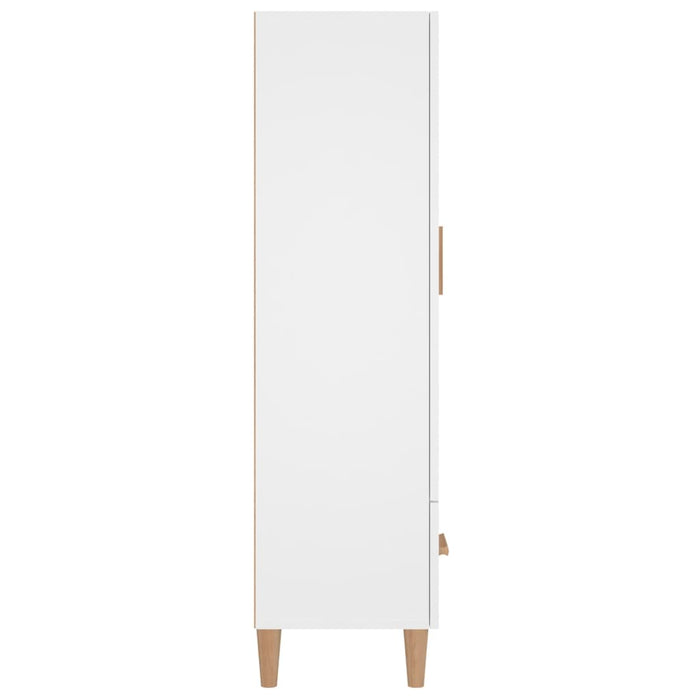 Dulap înalt, alb, 70x31x115 cm, lemn prelucrat - WALTI WALTI