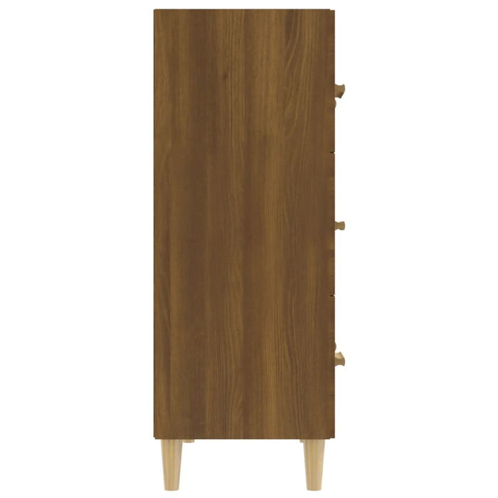 Servantă, stejar maro, 70x34x90 cm, lemn prelucrat - WALTI WALTI