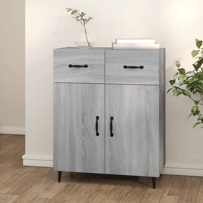 Servantă, gri sonoma, 69,5x34x90 cm, lemn compozit - WALTI WALTI