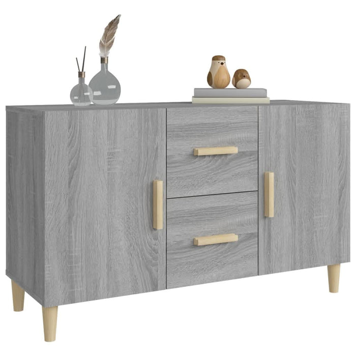 Servantă, gri sonoma, 100x36x60 cm, lemn compozit - WALTI WALTI