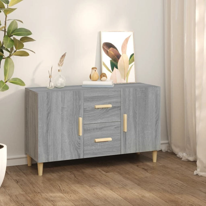Servantă, gri sonoma, 100x36x60 cm, lemn compozit - WALTI WALTI