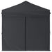 Cort pliabil pentru petrecere, pereți laterali, antracit, 2x2 m - WALTI WALTI