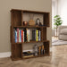 Bibliotecă/Separator, stejar maro, 80x24x96 cm , lemn prelucrat - WALTI WALTI