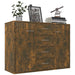 Dulap lateral, stejar fumuriu, 88x30x65 cm, lemn compozit - WALTI WALTI