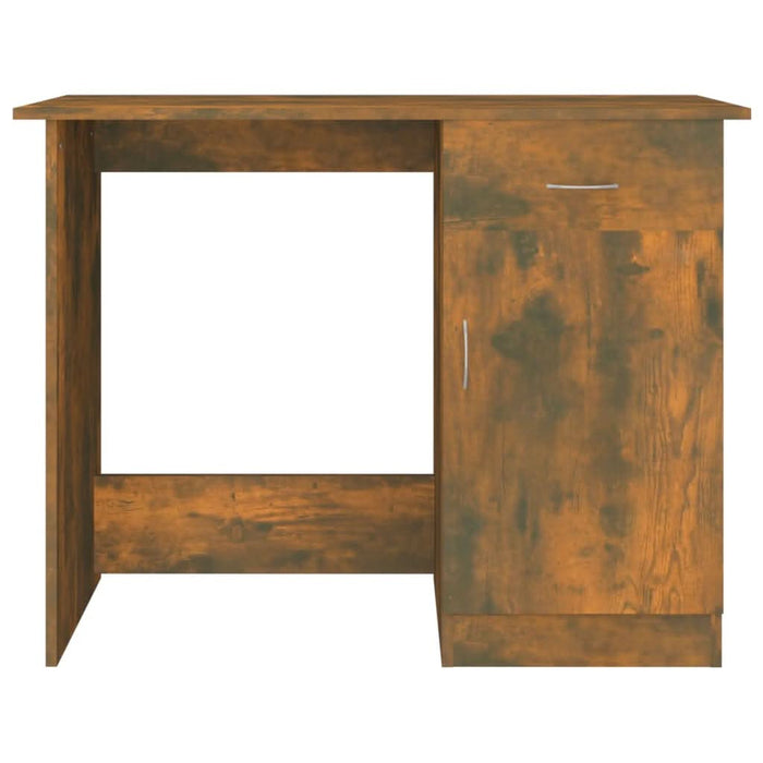 Birou, stejar fumuriu, 100x50x76 cm, lemn prelucrat - WALTI WALTI