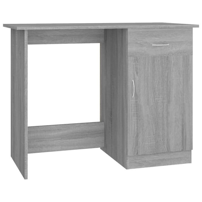 Birou, gri sonoma, 100x50x76 cm, lemn prelucrat - WALTI WALTI