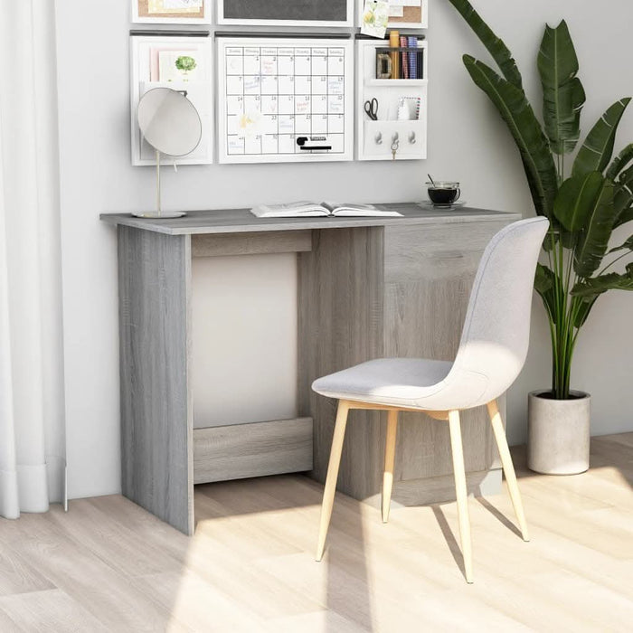 Birou, gri sonoma, 100x50x76 cm, lemn prelucrat - WALTI WALTI