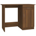 Birou, stejar maro, 100x50x76 cm, lemn prelucrat - WALTI WALTI