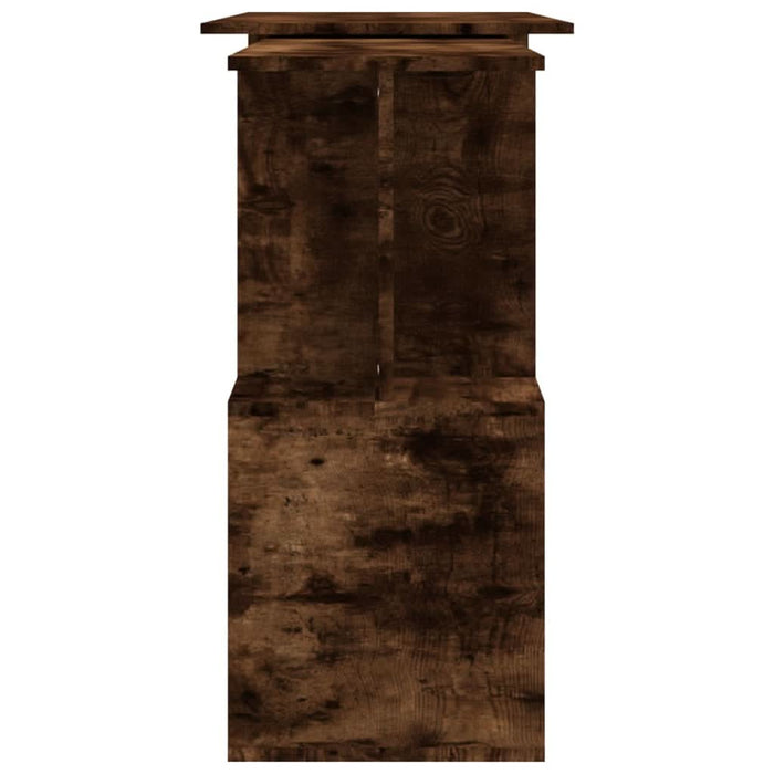 Birou de colț, stejar fumuriu, 200x50x76 cm, lemn prelucrat - WALTI WALTI
