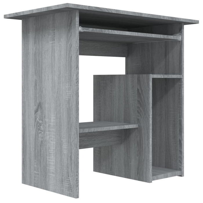 Birou, gri sonoma, 80x45x74 cm, lemn prelucrat - WALTI WALTI
