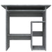 Birou, gri sonoma, 80x45x74 cm, lemn prelucrat - WALTI WALTI