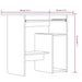 Birou, gri sonoma, 80x45x74 cm, lemn prelucrat - WALTI WALTI
