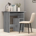 Birou, gri sonoma, 80x45x74 cm, lemn prelucrat - WALTI WALTI