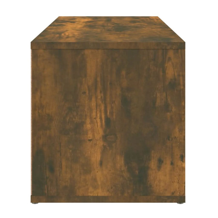 Comodă TV, stejar fumuriu, 80x34x36 cm, lemn prelucrat - WALTI WALTI