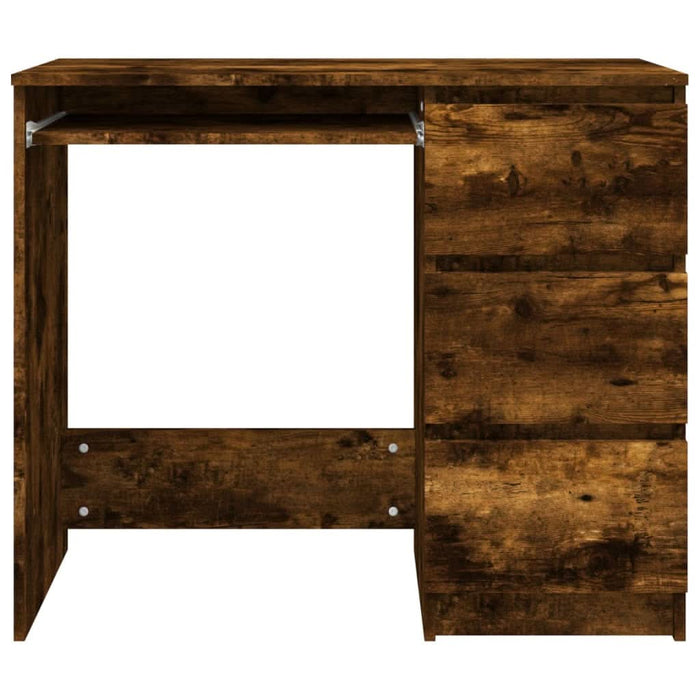 Birou, stejar fumuriu, 90x45x76 cm, lemn prelucrat - WALTI WALTI
