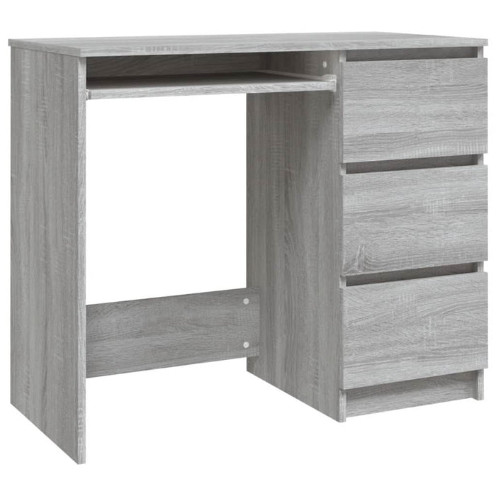 Birou, gri sonoma, 90x45x76 cm, lemn prelucrat - WALTI WALTI