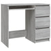 Birou, gri sonoma, 90x45x76 cm, lemn prelucrat - WALTI WALTI