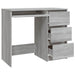 Birou, gri sonoma, 90x45x76 cm, lemn prelucrat - WALTI WALTI