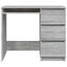 Birou, gri sonoma, 90x45x76 cm, lemn prelucrat - WALTI WALTI