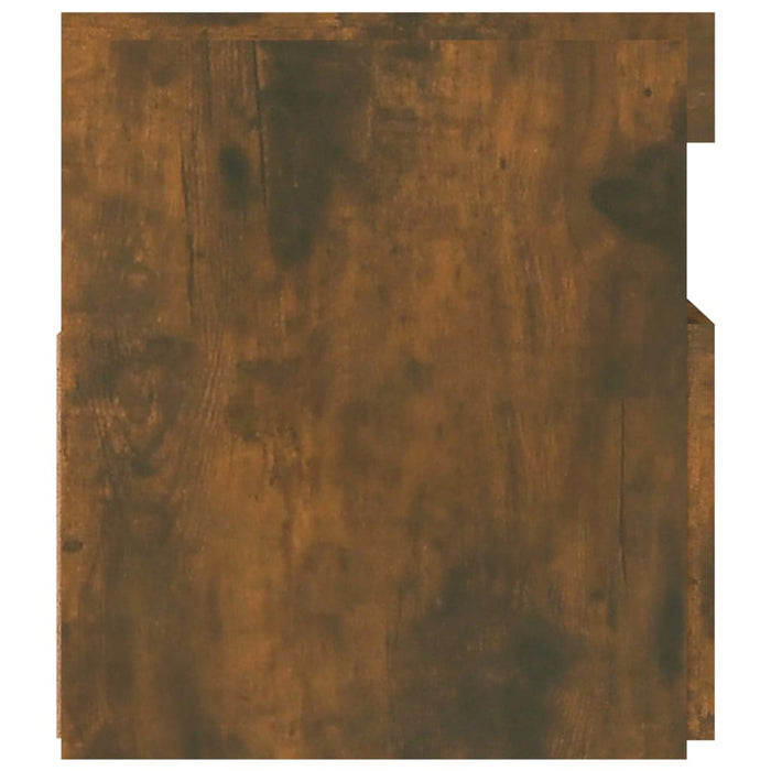 Comodă TV cu lumini LED, stejar fumuriu, 90x35x40 cm - WALTI WALTI