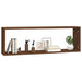 Rafturi de perete cub, 2 buc. stejar maro, 80x15x26,5 cm, lemn - WALTI WALTI