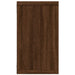 Rafturi de perete cub, 2 buc. stejar maro, 80x15x26,5 cm, lemn - WALTI WALTI