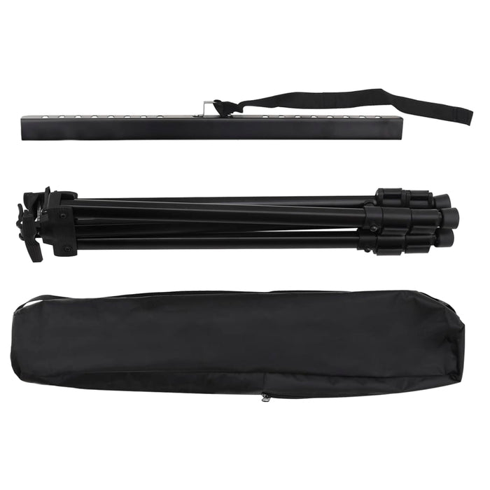 Șevalet de expunere reglabil, negru, metal - WALTI WALTI