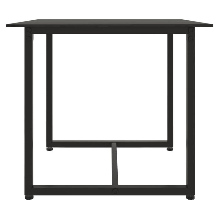 Set mobilier de grădină cu perne, 3 piese, negru, poliratan - WALTI WALTI
