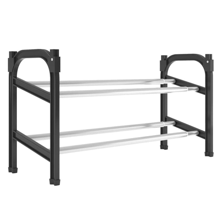 Suport pentru pantofi extensibil cu 2 rafturi, 119x24x37 cm - WALTI WALTI