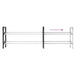Suport pentru pantofi extensibil cu 2 rafturi, 119x24x37 cm - WALTI WALTI