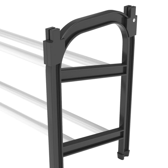 Suport pentru pantofi extensibil cu 2 rafturi, 119x24x37 cm - WALTI WALTI