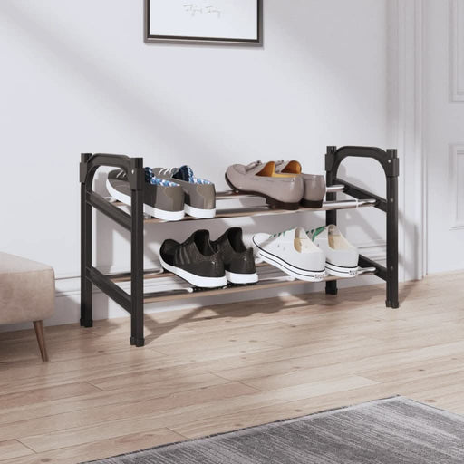Suport pentru pantofi extensibil cu 2 rafturi, 119x24x37 cm - WALTI WALTI