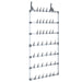 Suport pentru pantofi suspendat, argintiu, 66x13x139 cm - WALTI WALTI