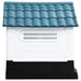 Cușcă de câini, albastru, 57x68x66 cm, polipropilenă - WALTI WALTI