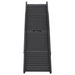 Rampă pliabilă pentru câini, negru, 153x40x12,5 cm, plastic - WALTI WALTI