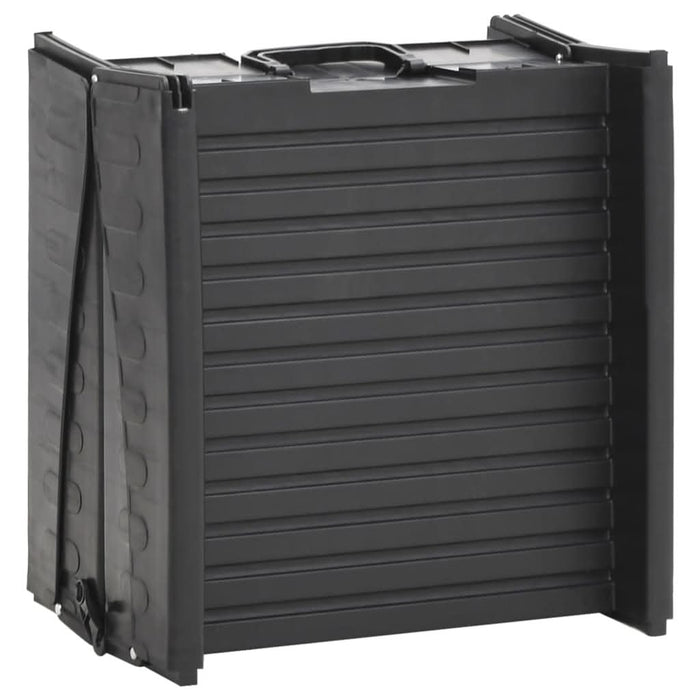 Rampă pliabilă pentru câini, negru, 153x40x12,5 cm, plastic - WALTI WALTI