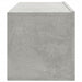 Dulapuri TV perete 2 buc. gri beton 100x30x30 cm lemn compozit - WALTI WALTI