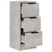 Servante, 2 buc., gri beton, 30x30x70 cm, lemn prelucrat - WALTI WALTI