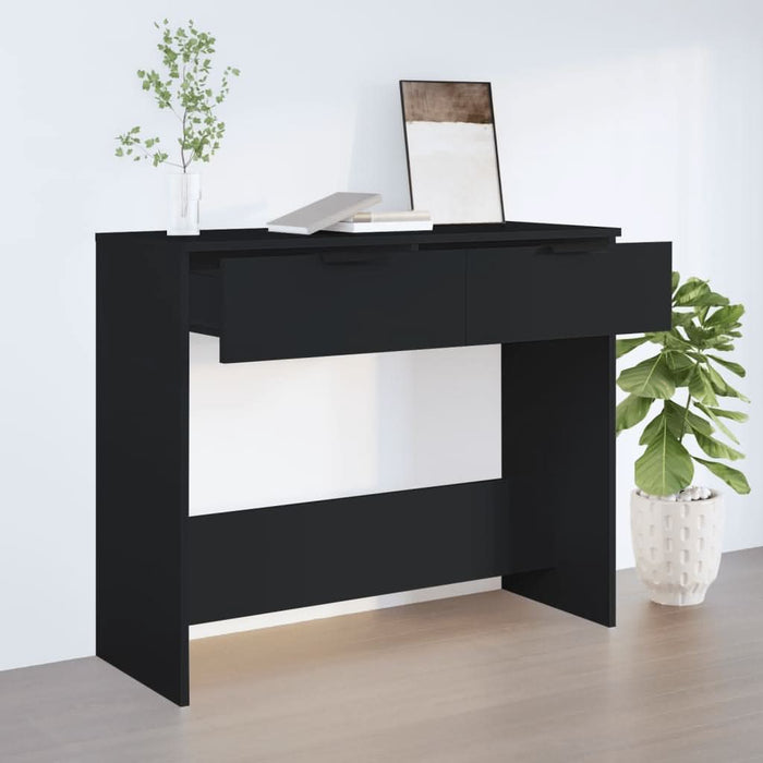 Măsuță consolă, negru, 90x36x75 cm, lemn compozit - WALTI WALTI