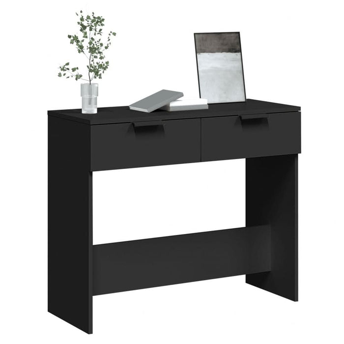 Măsuță consolă, negru, 90x36x75 cm, lemn compozit - WALTI WALTI