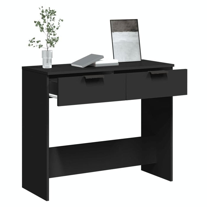 Măsuță consolă, negru, 90x36x75 cm, lemn compozit - WALTI WALTI