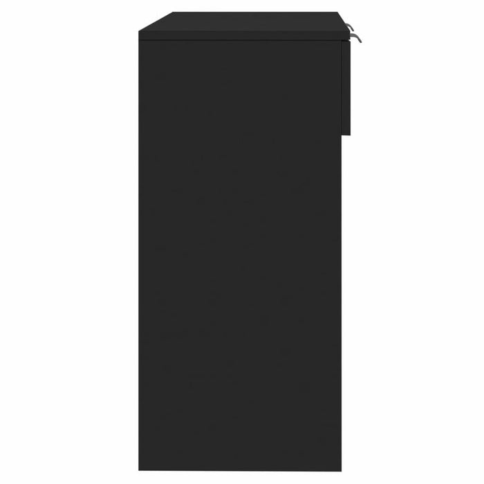 Măsuță consolă, negru, 90x36x75 cm, lemn compozit - WALTI WALTI
